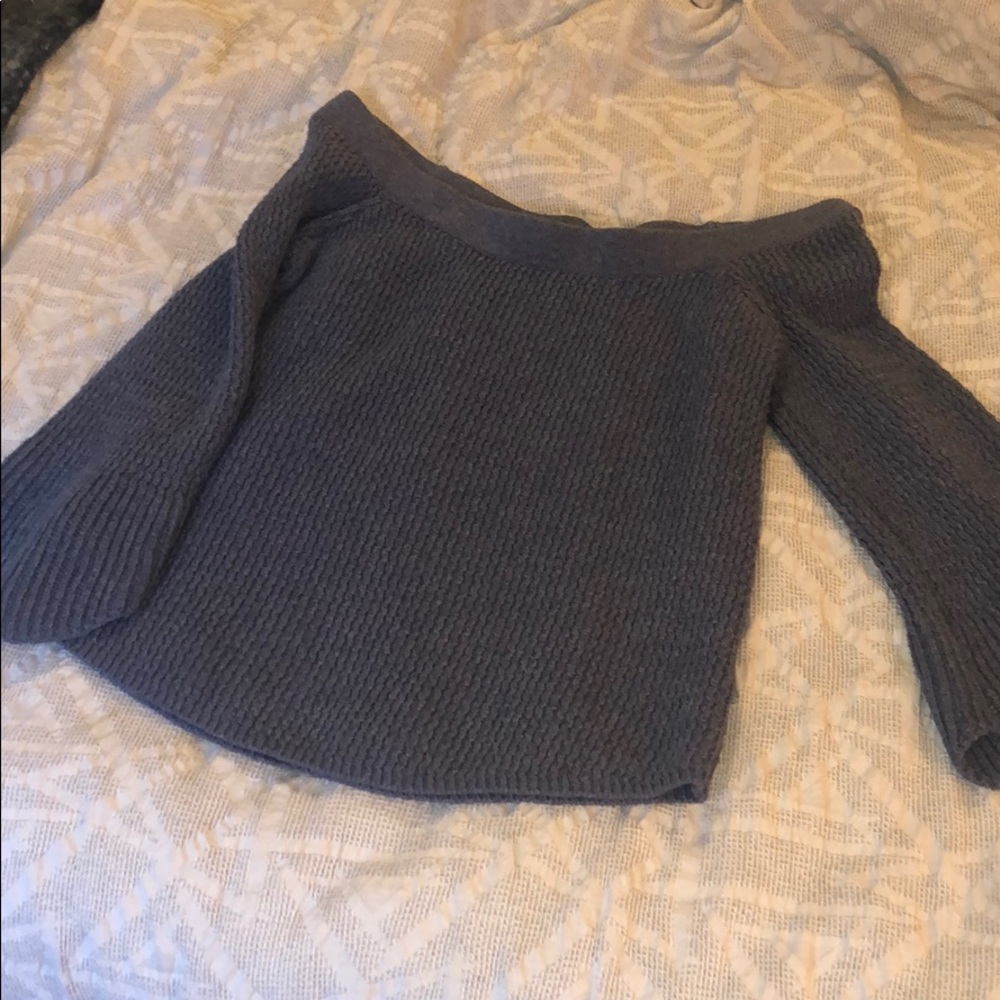 Abercrombie & Fitch off the shoulder knit sweater